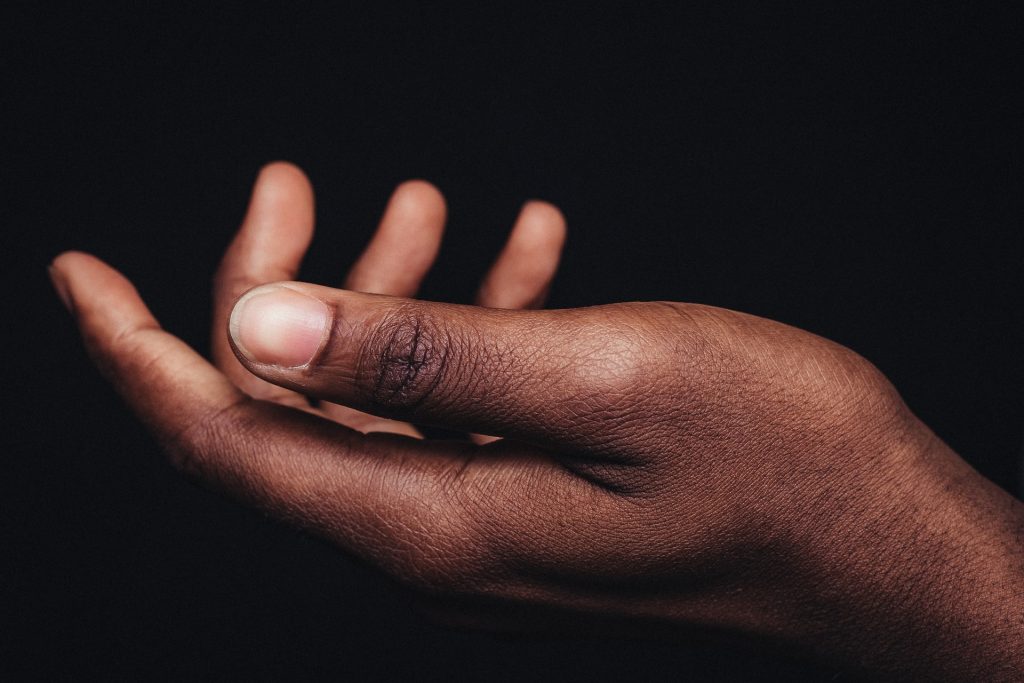 A close up of a person's hand, relaxed and open. Knowing when to let go of something you've been trying is important. It's not just about knowing how to start something new, it's about knowing when to stop.